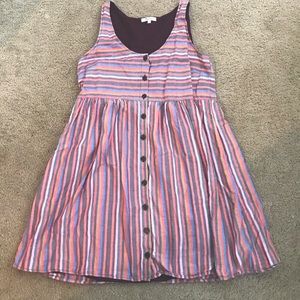 Madewell mini rainbow dress size medium